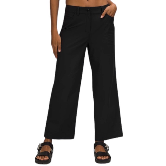 Lululemon women’s City Sleek Wide-Leg pants size 30 High Rise 7/8 Length - Picture 1 of 11